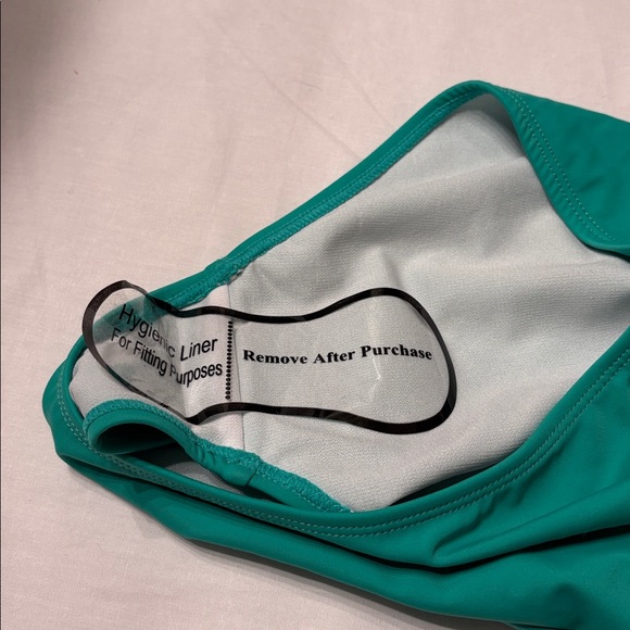 Nicole Miller Teal One-Piece Swimsuit SZ S NWT - Picture 5 of 7